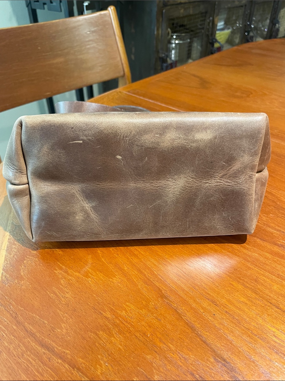 Blanton’s canvas and leather small tote bag - Picture 5 of 7